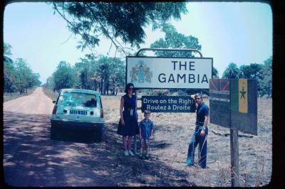 Gambia - Senegal boundaries. 1978. Photo by www.pbase.com